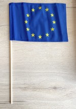 Mávací vlaječka EU s tyčkou
