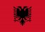 Samolepka - vlajka Albánie