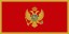 Samolepka - vlajka Černá Hora