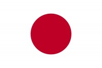 Samolepka - vlajka Japonsko