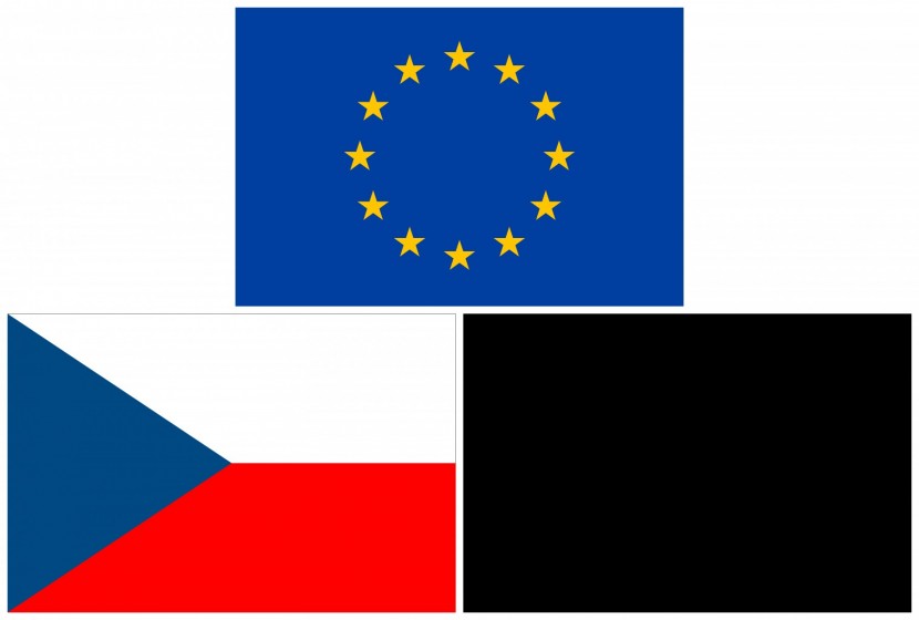 Komplet vlajek R, EU, smuten