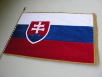 Slavnostn vlajka SR - sametov