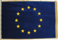 Slavnostn vlajka EU - sametov