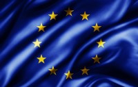 Luxusn satnov vlajka EU 1x1,5 m